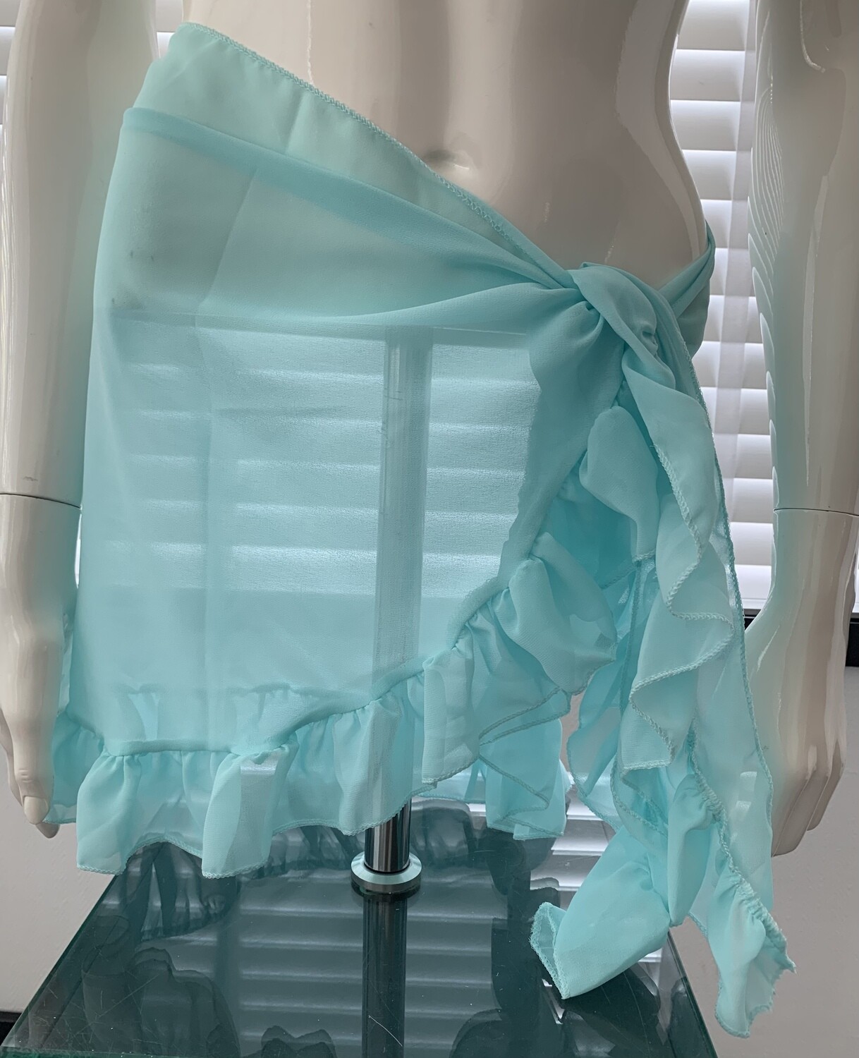 Ruffle Rokje ​Bikini/Badpak  Licht-Blauw