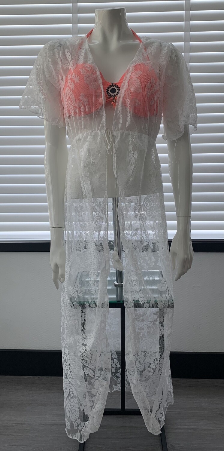 Kimono Bikini/Badpak Wit