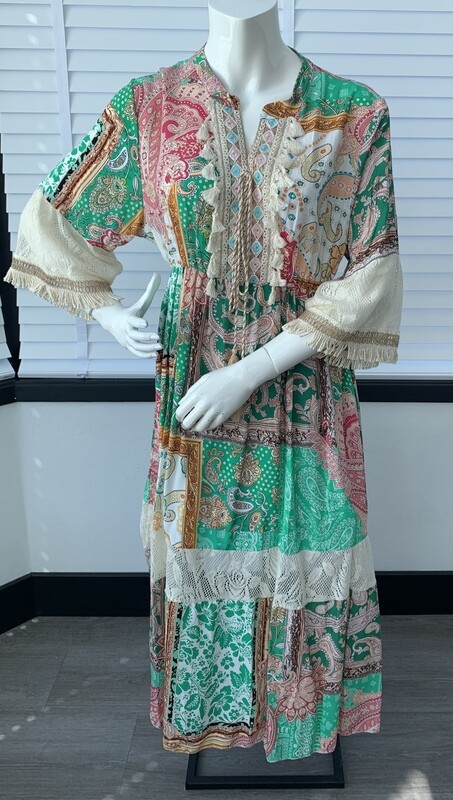 Jurk BOHO Groen Jurk BOHO Groen