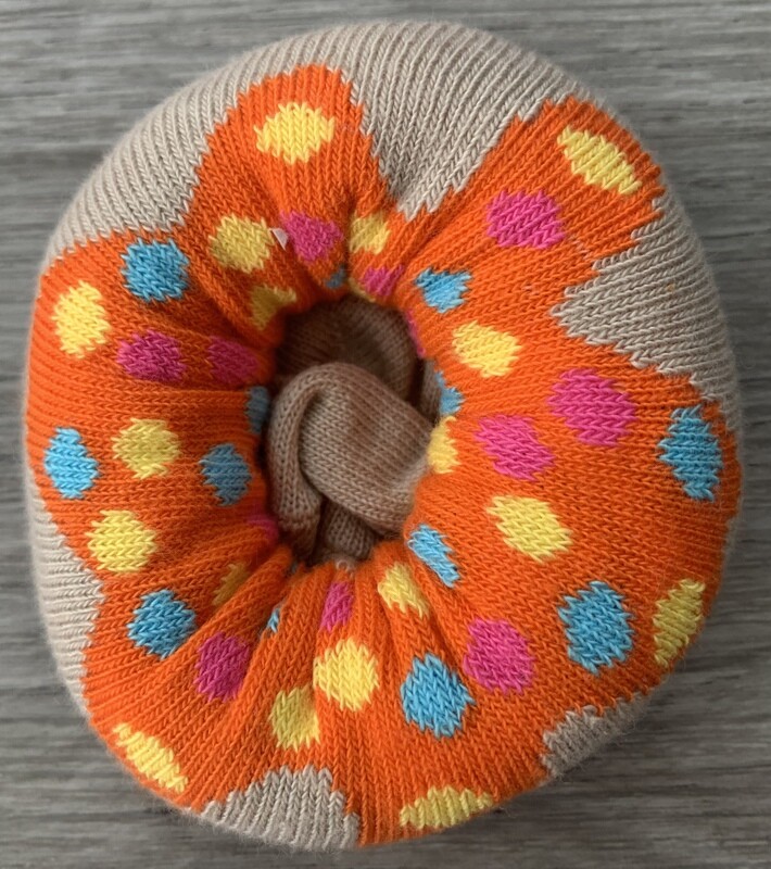 Sok Donut Oranje/Beige