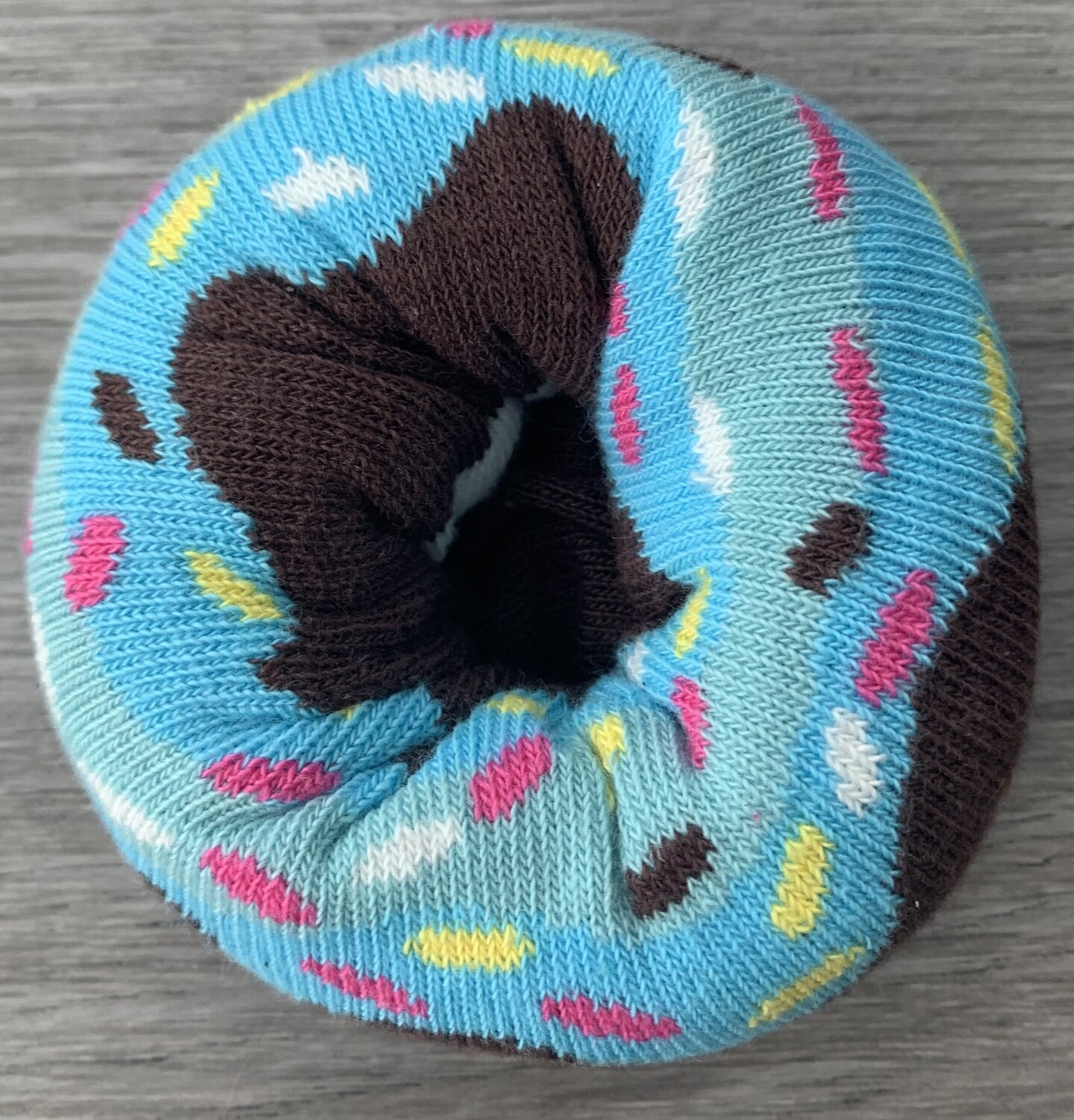 Sok Donut Turquoise/Bruin