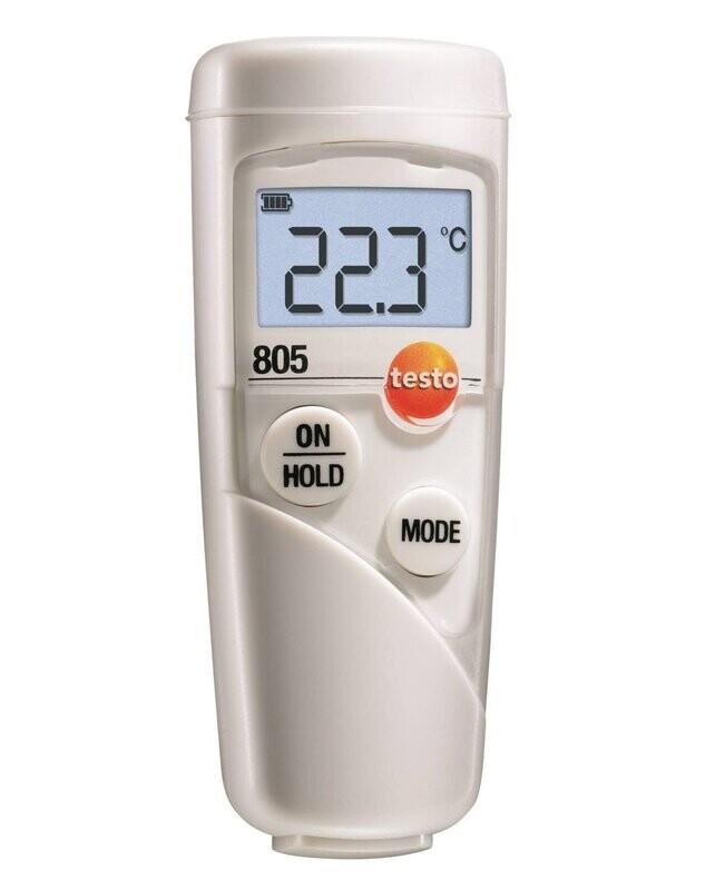 testo 805 - Infrarot-Thermometer mit Schutzhülle testo 805 - Infrarot-Thermometer mit Schutzhülle