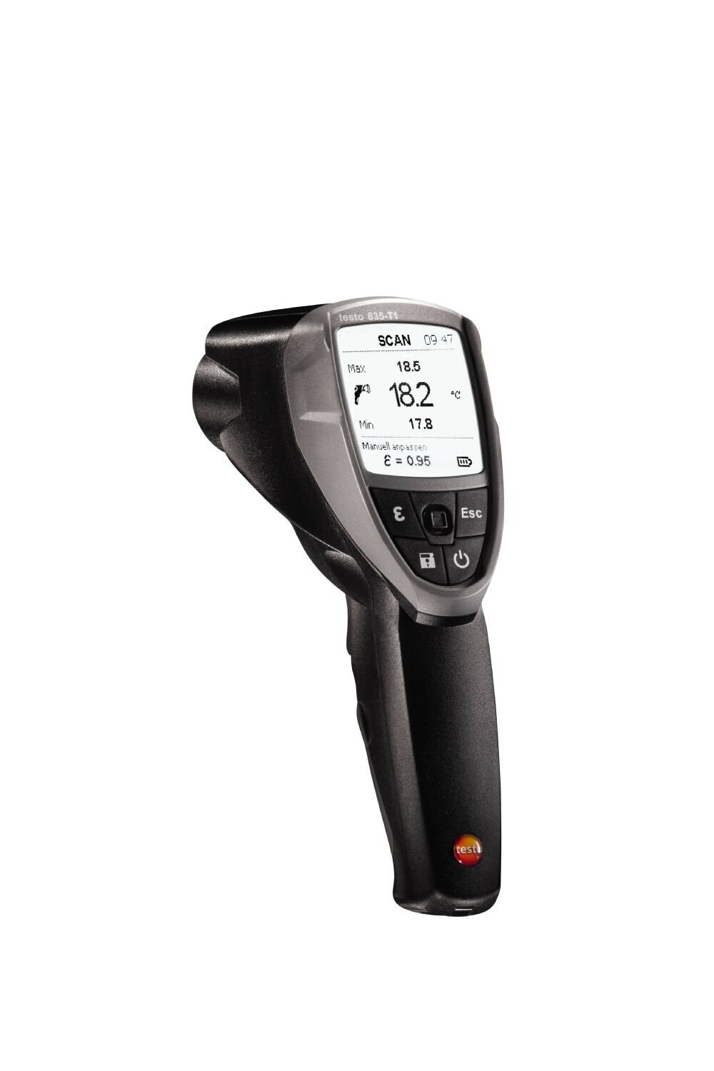 testo 835-H1 - Infrarotthermometer mit Feuchtemessung