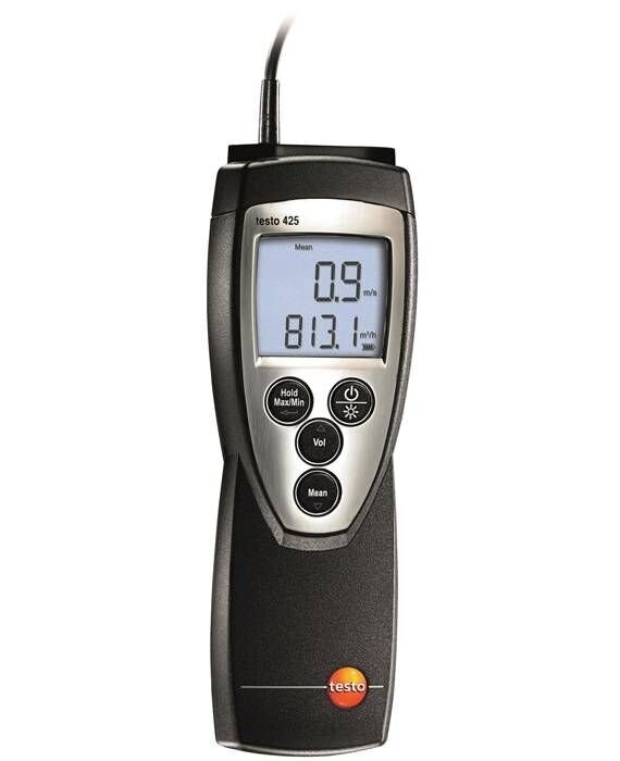 testo 425 - Thermisches Anemometer mit fester Strömungssonde