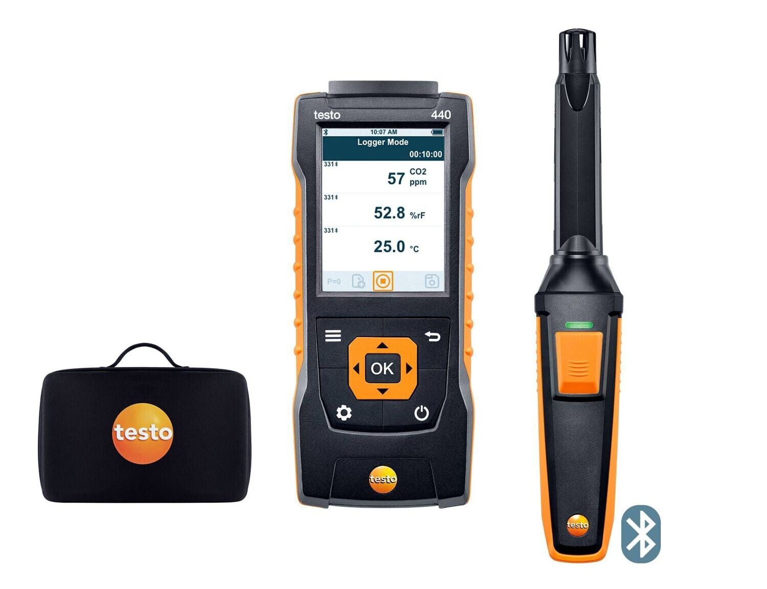 testo 440 CO₂ -Set mit Bluetooth ®