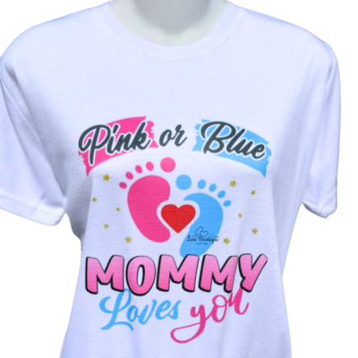 Pink or Blue Gender Reveal family shirts