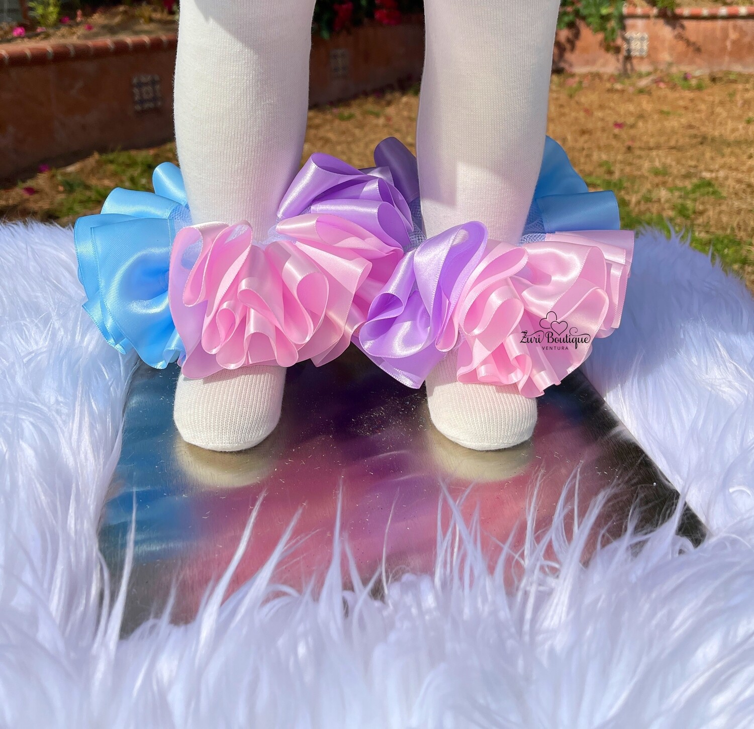 Anklets, Sockless ruffle tutu anklets