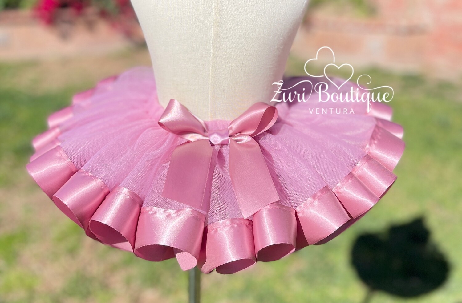 Mauve Colored Single Ribbon Tutu