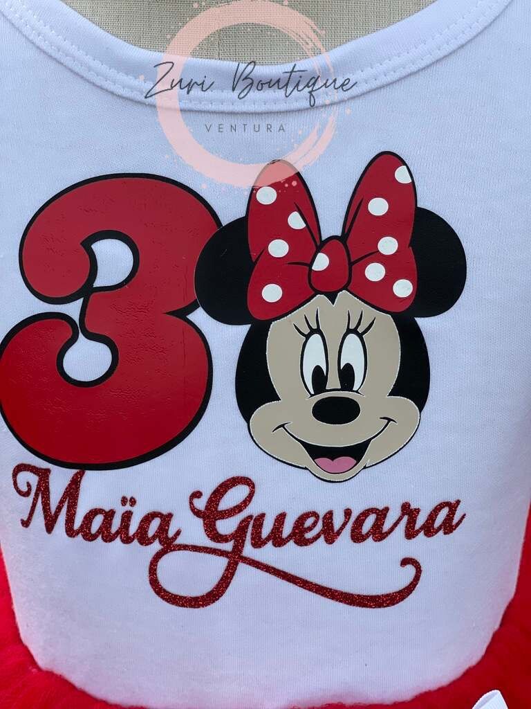 Minnie Mouse Red shirt only
