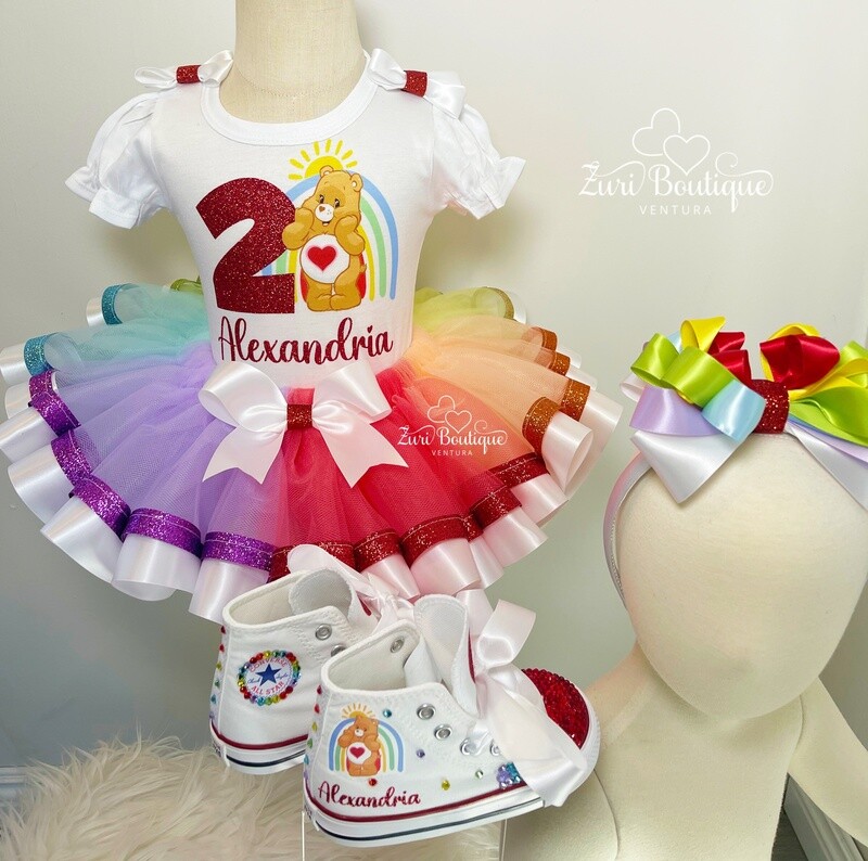 Carebear Red Heart Birthday Outfit