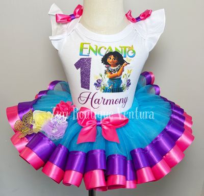 Encanto Birthday Tutu Outfit Mirabel