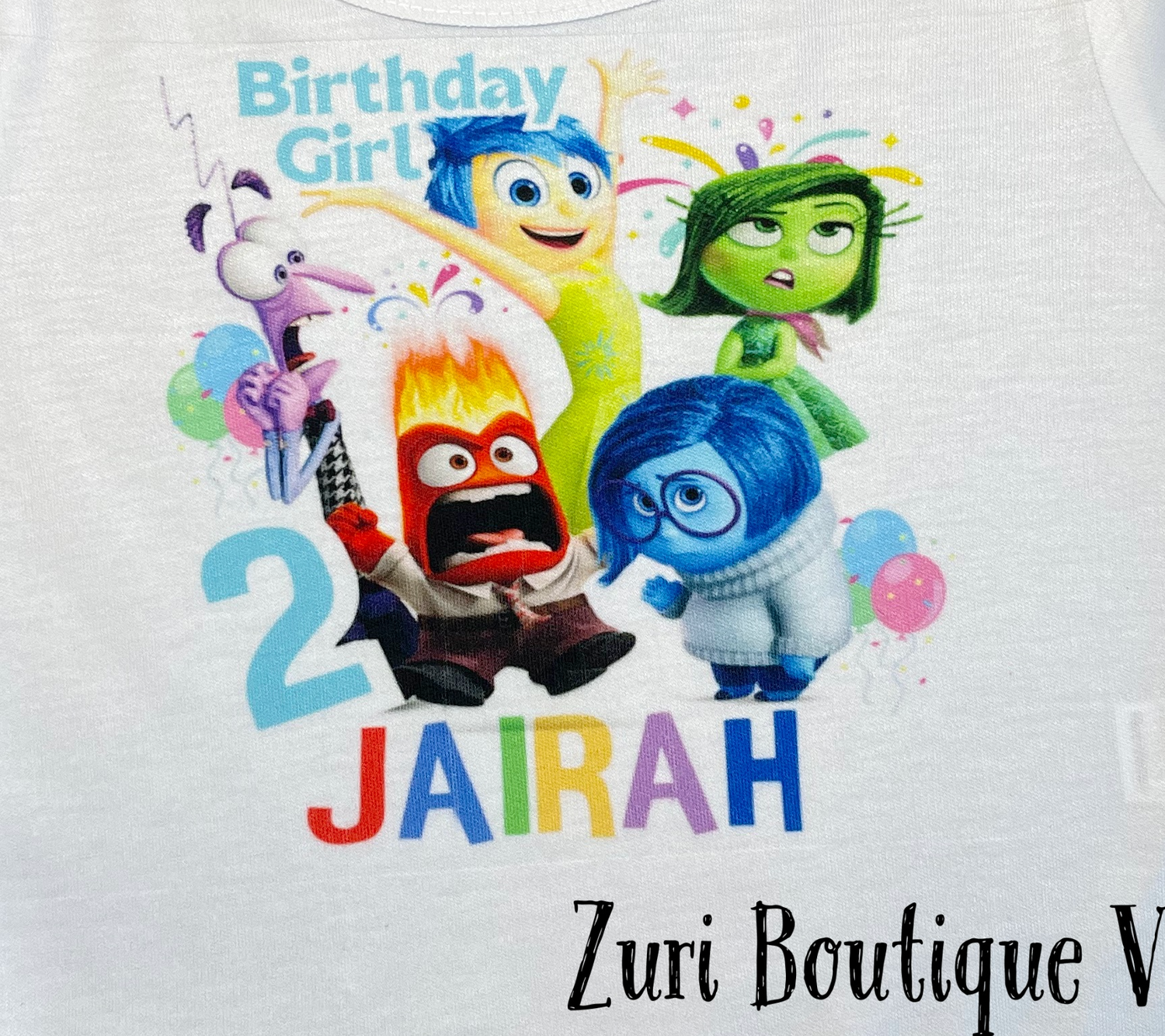 Inside Out One Birthday Shirt