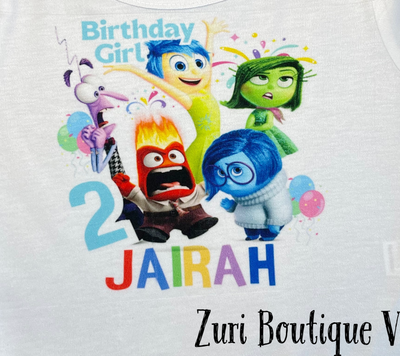 Inside Out One Birthday Shirt