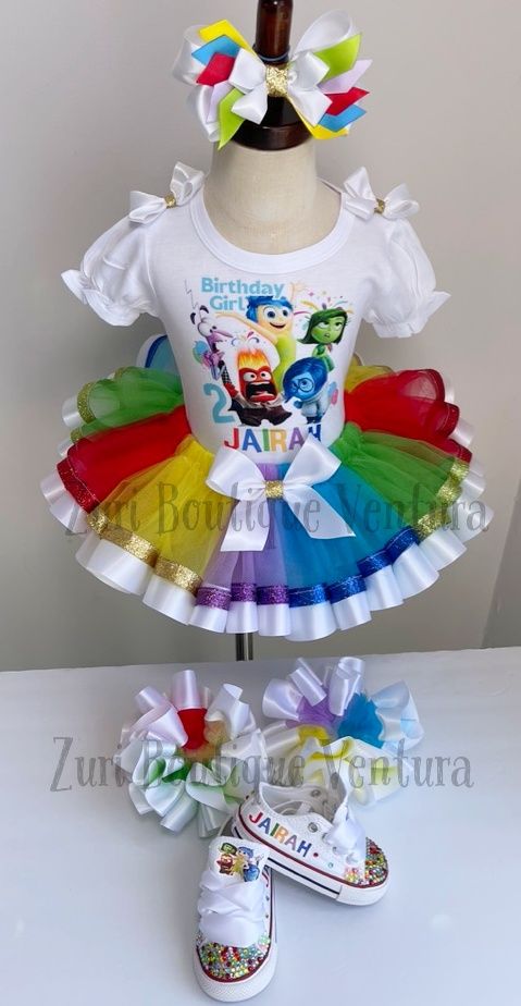 Inside Out Birthday outfit  Joy Fear Sadness Anger and Disgust