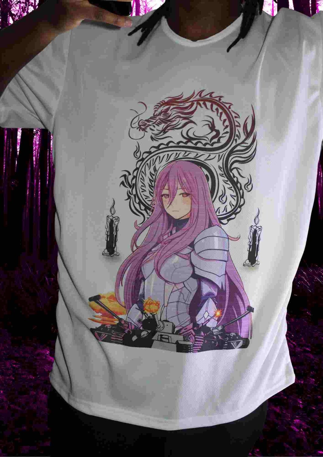 Hostile powers anime t-shirt