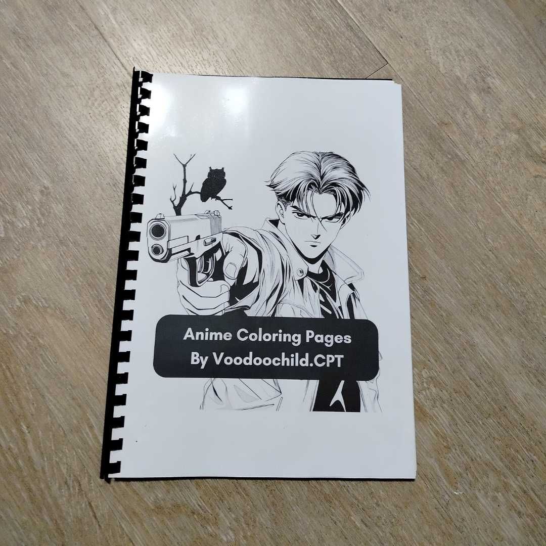 Adult Anime Coloring Pages