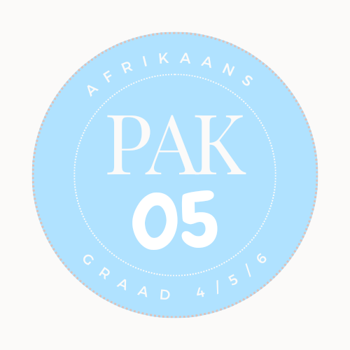 Afrikaans Werkkaarte - PAK 05