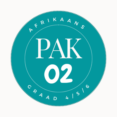 Afrikaans Werkkaarte - PAK 02