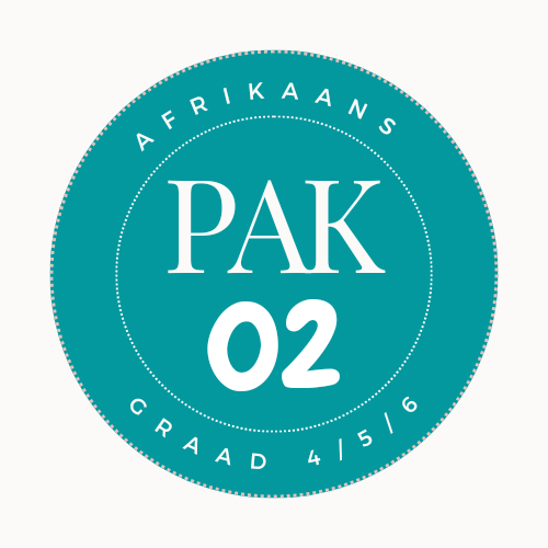 Afrikaans Werkkaarte - PAK 02