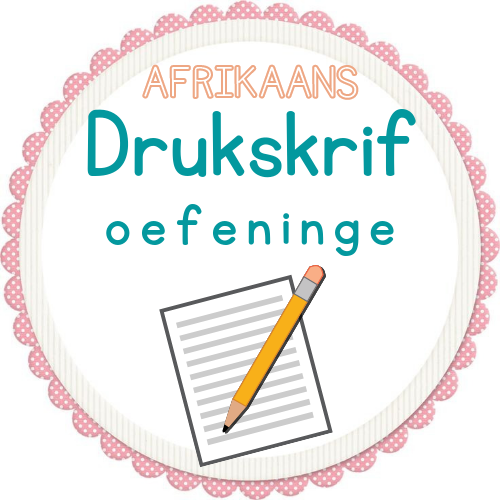 Drukskrif - Afrikaans
