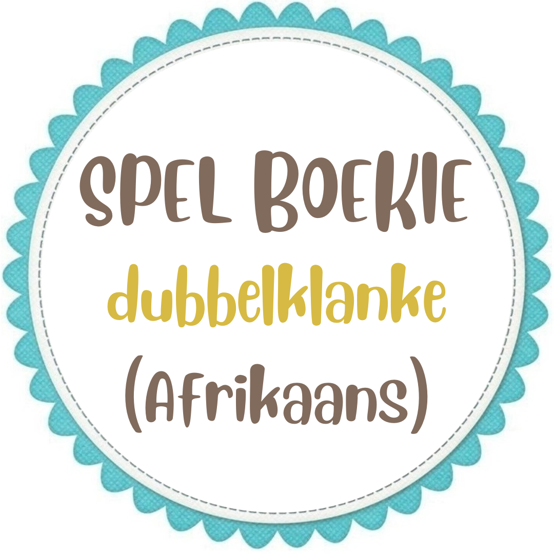 SPELLING - Dubbelklanke Spel boekie