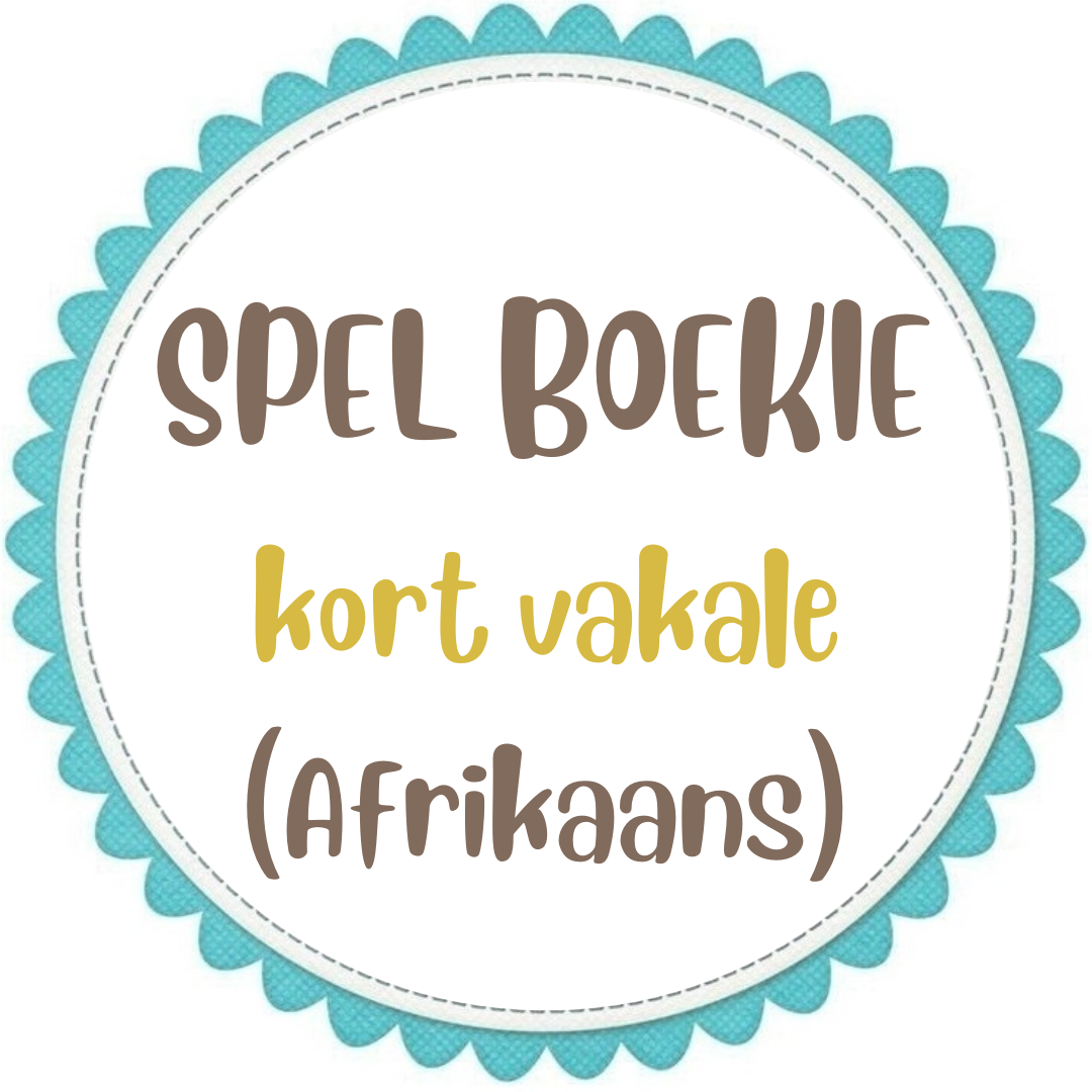 SPELLING - Kort Vokale Spel boekie