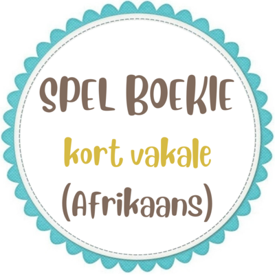 SPELLING - Kort Vokale Spel boekie