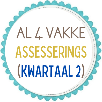 Graad 3 - AL 4 VAKKE Formele Assesserings Take KW2 -R100 (2022)