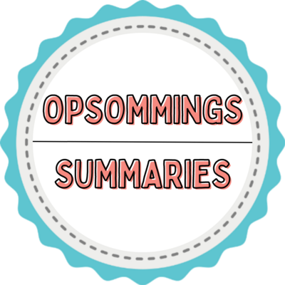Opsommings/Summaries