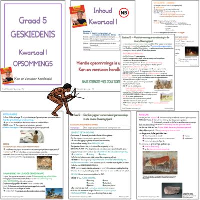 Graad 5 - SW Geskiedenis Kwartaal 1 opsommings
