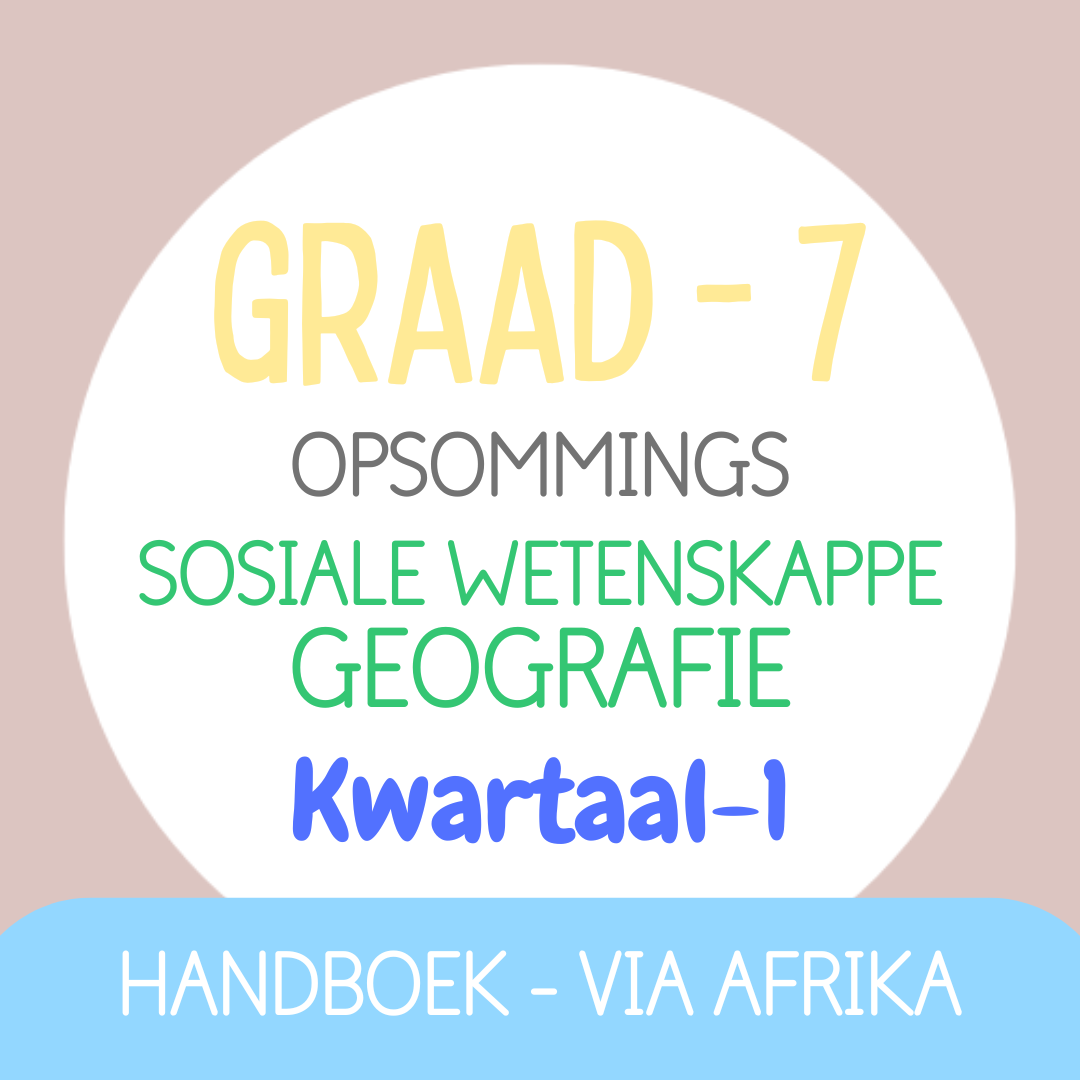 Graad 7 SW Geografie KW1 (VIA AFRIKA)