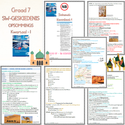Graad 7 SW-GESKIEDENIS KW1 (KOLLIG OP)