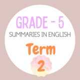 Grade 5 TERM 2 Summaries package