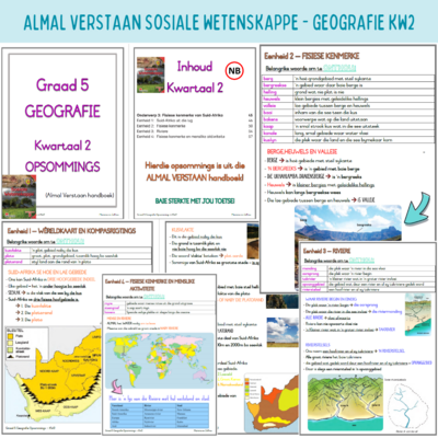 Graad 5 - SW Geografie Kwartaal 2 opsommings