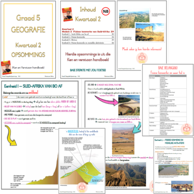 Graad 5 - SW Geografie Kwartaal 2 opsommings