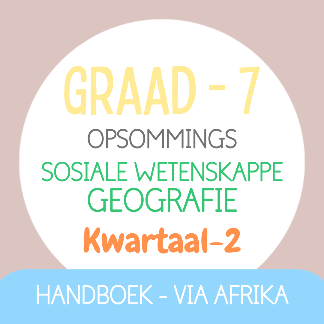 Graad 7 SW Geografie KW2 (VIA AFRIKA)