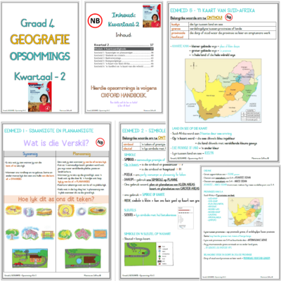 Graad 4 SW GEOGRAFIE - KW2 (OXFORD)
