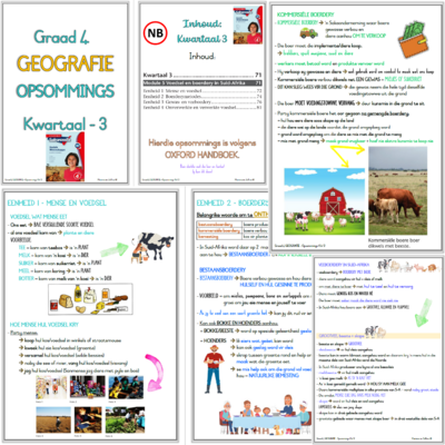 Graad 4 SW GEOGRAFIE - KW3 (OXFORD)
