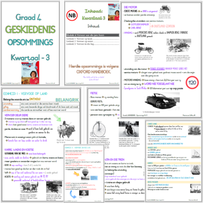 Graad 4 SW GESKIEDENIS - KW3 (OXFORD)