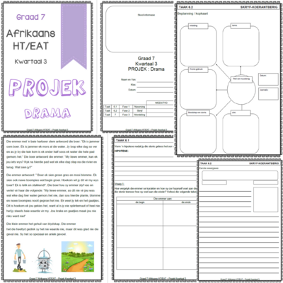 Graad 7 Afrikaans HT/EAT kwartaal 3 Projek (opsie 1)