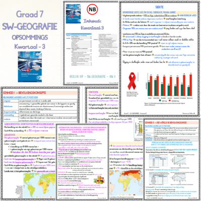 Graad 7 SW-GEOGRAFIE KW3 (KOLLIG OP)
