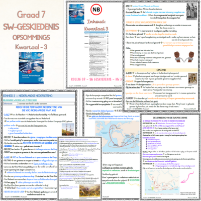 Graad 7 SW-GESKIEDENIS KW3 (KOLLIG OP)