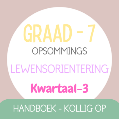 Graad 7 Lewensorientering KW3 (KOLLIG OP)