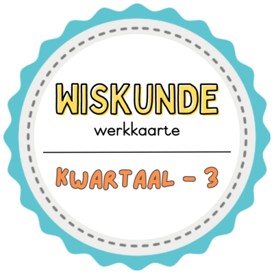 Graad 3 Wiskunde Werkkaarte KW3