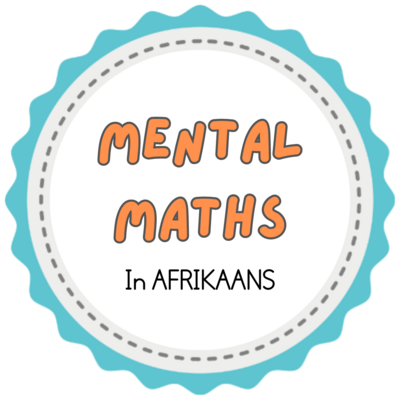 Mental Maths Werkvelle - Afrikaans