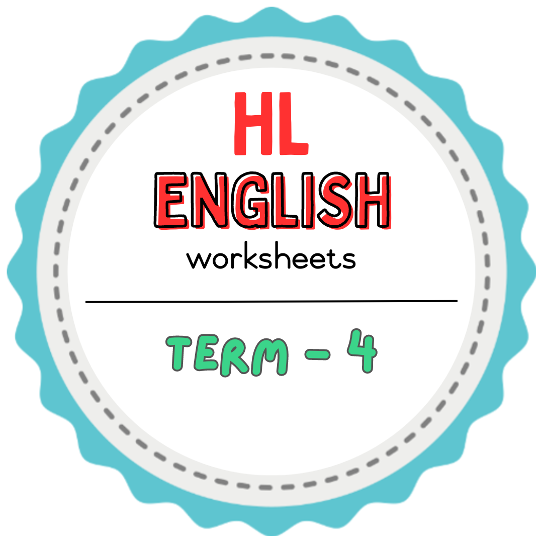 Graad 3 English HL Werkkaarte KW 4