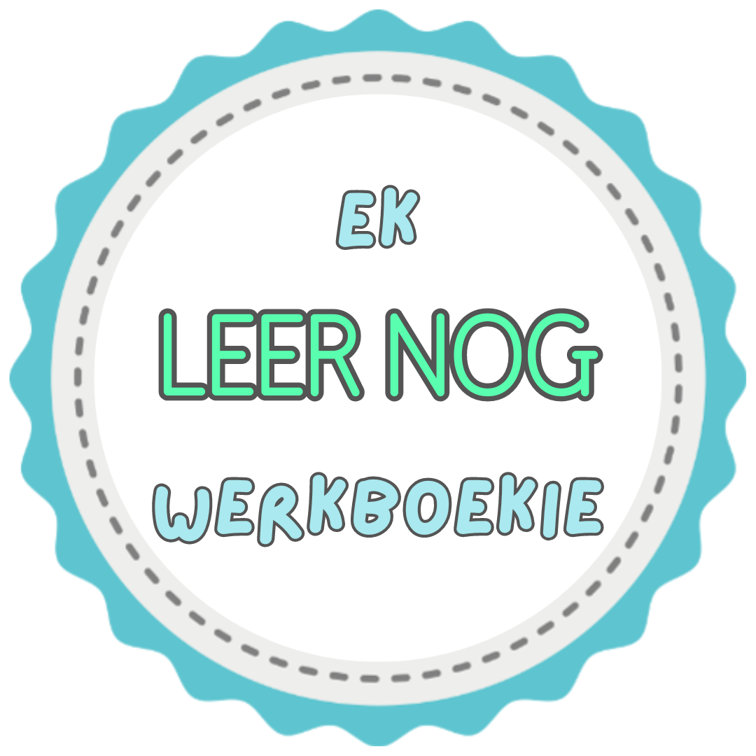 Ek LEER NOG boekie