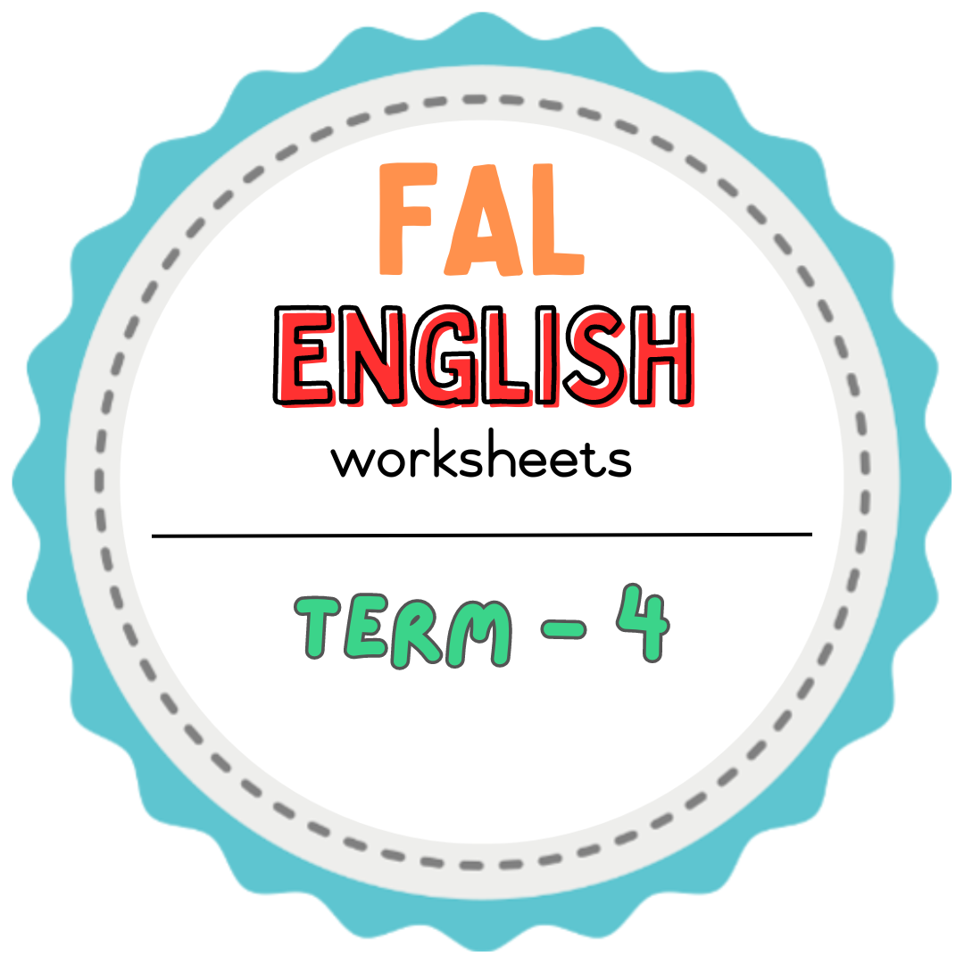 Graad 3 English FAL Werkkaarte KW 4