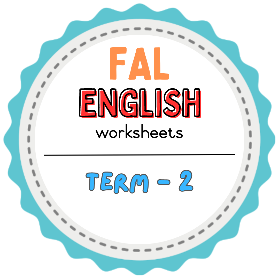 Graad 1 ENGLISH FAL Werkkaarte KW2