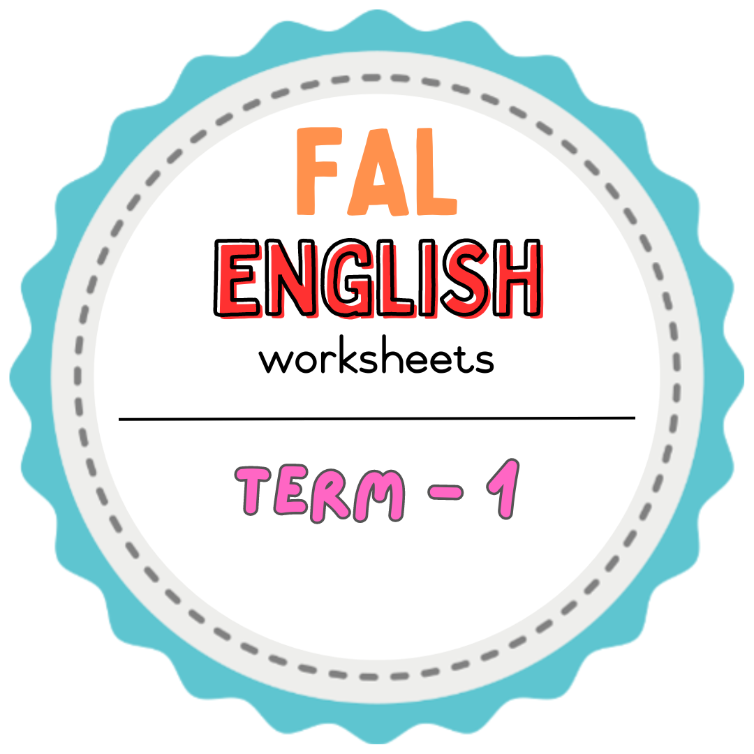 Graad 3 English FAL Werkkaarte KW 1